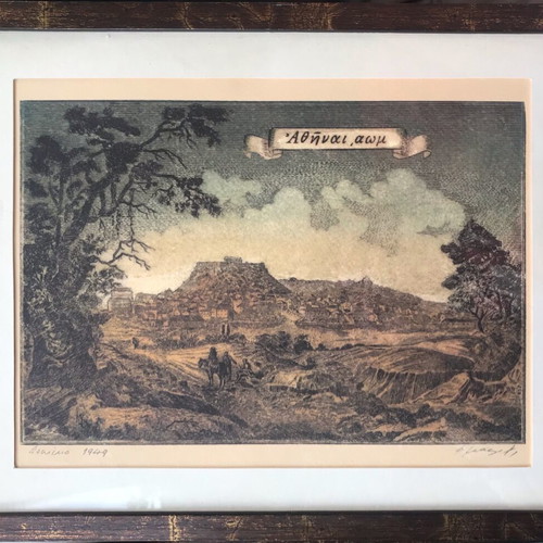 Engraving paintings like new, set of 2 pieces