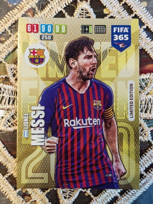 Lionel Messi Limited Edition κάρτα Panini FIFA 365 Adrenalyn XL 2020