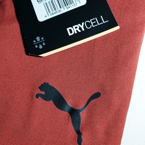 Puma men's sports shirt brick red new, size M