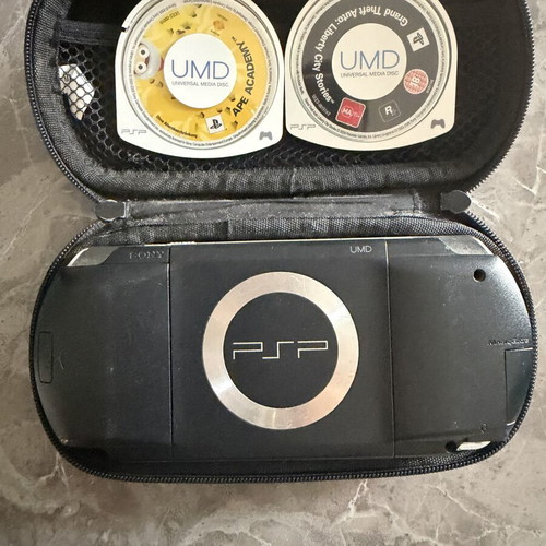 PSP 1000 bundle with Ape Academy and Grand Theft Auto Liberty City Stories games