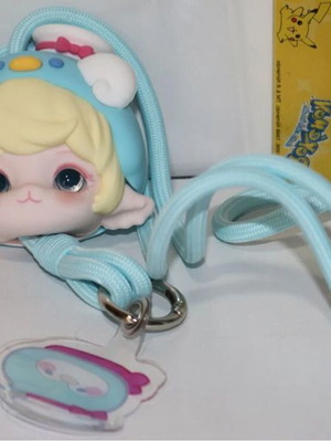 Mimia anime miniature girl head figure with box