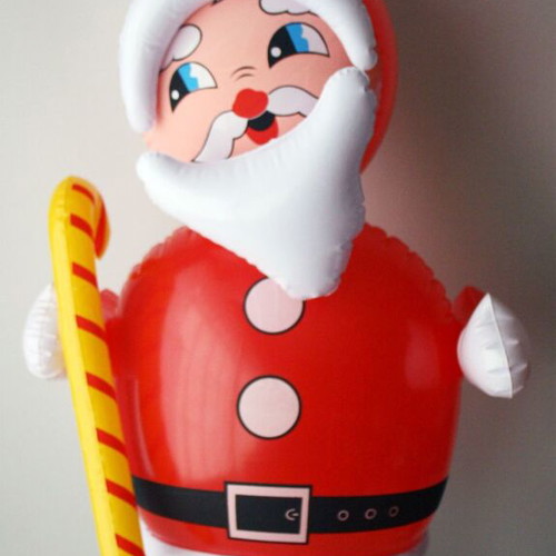 Vintage 80's Large Inflatable Santa Claus 112cm New