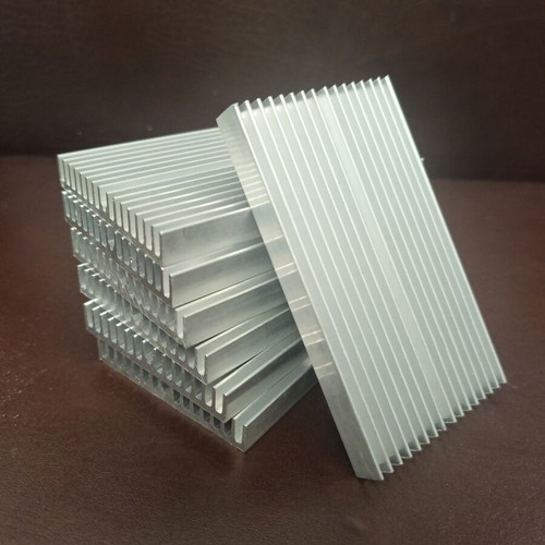 Aluminum Radiators EN AW-6060 New, 100x60x10mm, Pack of 7