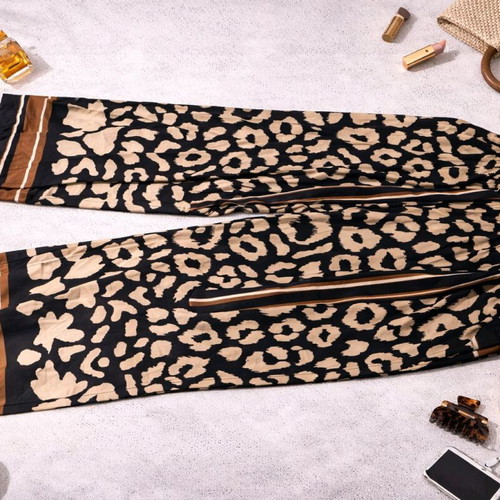 Pants like new, size L, black and brown