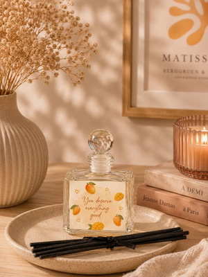 Aromatic diffuser with sticks mango scent 50 ml