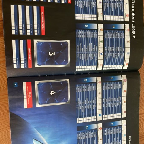 Uefa Champions League 2010-2011 Panini sticker album used