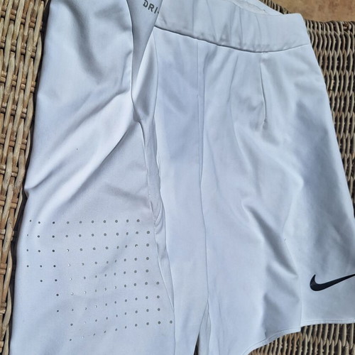 Nike Court Dry Team Tennis Shorts XL new, white with black logo
