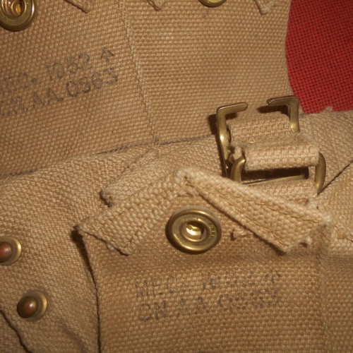 English Canvas Ammo Pouches for Lee-Enfield, New, 1952, Set of 2