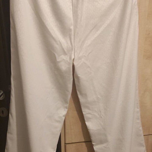 Adidas sweatpants new, white-cream, size L