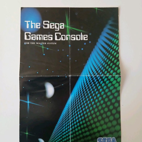 Sega Master System 80s vintage catalog like new
