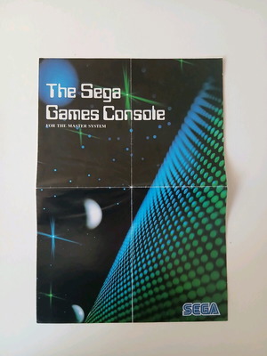 Sega Master System 80s vintage catalog like new