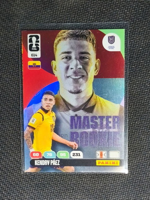 Kendry Páez Master Rookie Card Panini Adrenalyn XL FIFA World Cup 2026 new