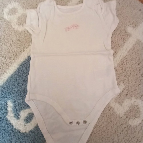 Mothercare baby bodysuit set used 4pcs for girl 9-12 months