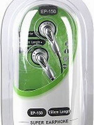 Stereo In-ear Handsfree Earphones with 3.5mm Jack Silver New