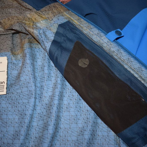Salomon Advanced Skin Dry Jacket Men size L like new, blue, waterproof