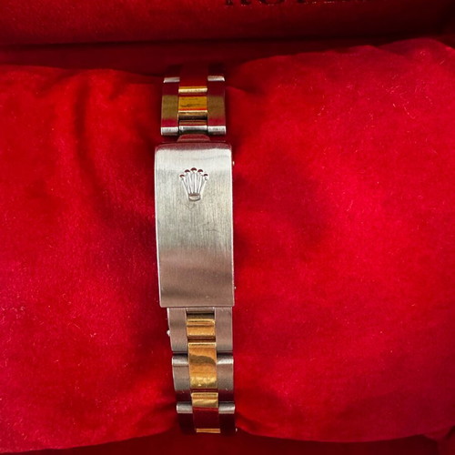 Rolex Datejust 26mm new old stock women's watch with two tone bracelet