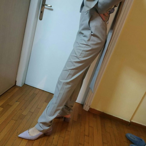 Mango suit set jacket and trousers new beige summer