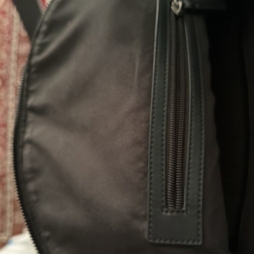 Backpack Tommy Hilfiger like new, black velvet and leather