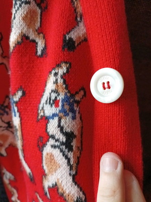 Gucci vest like new, red