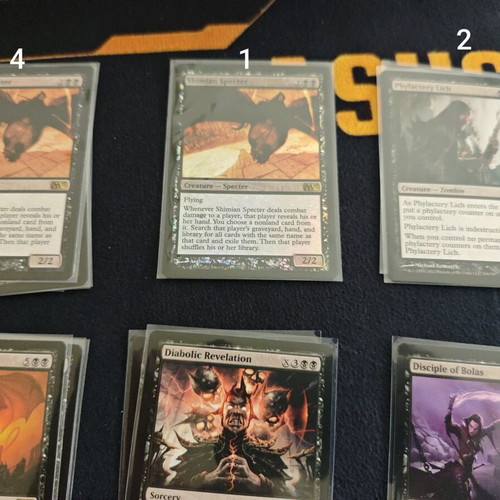 MTG M13 Black Cards Collection like new with sleeves, 238 cards