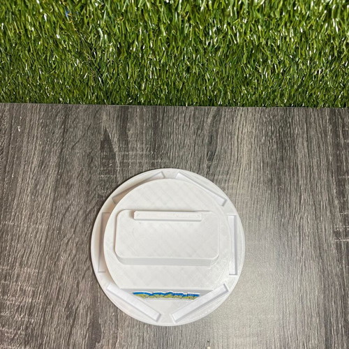 Circular Stand for Gameboy Advance SP and 8 Cartridges 3D Print