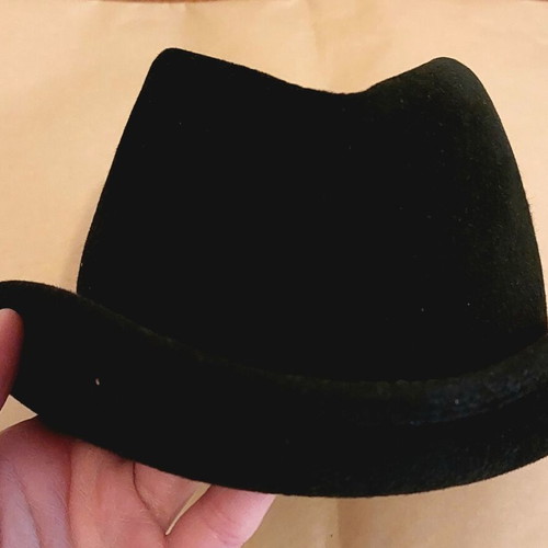 Collins Wien Vintage Fedora Hat Like New, Made in Austria, Black