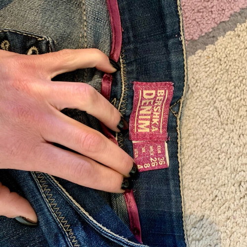 Jean bermuda Bershka like new, blue, straight fit