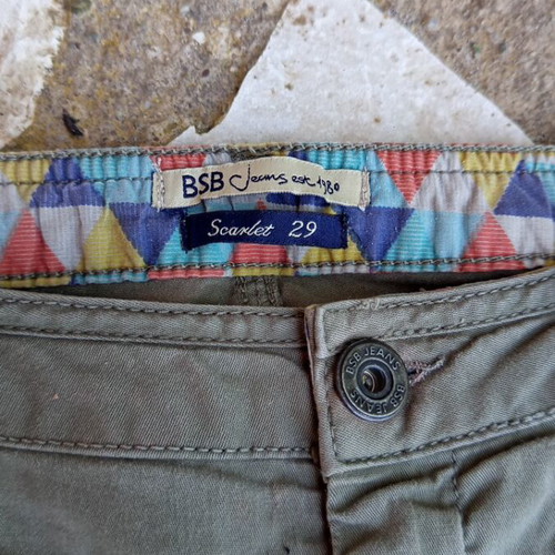 BSB women's pants like new, thin fabric, green, size large