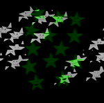  Αστεράκια  glow in the dark 13 τεμάχια