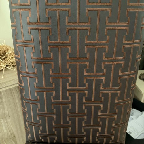 Hermes leather dining chairs like new, set of 8