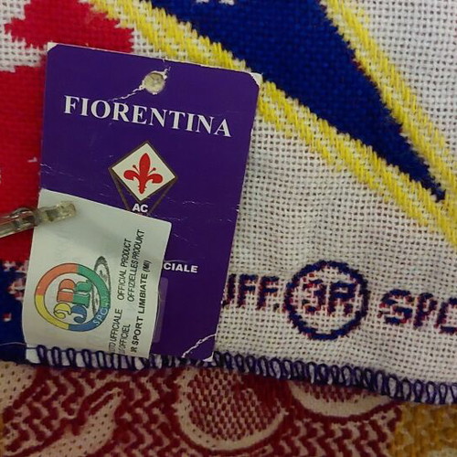 Fiorentina vintage scarf, authentic, new