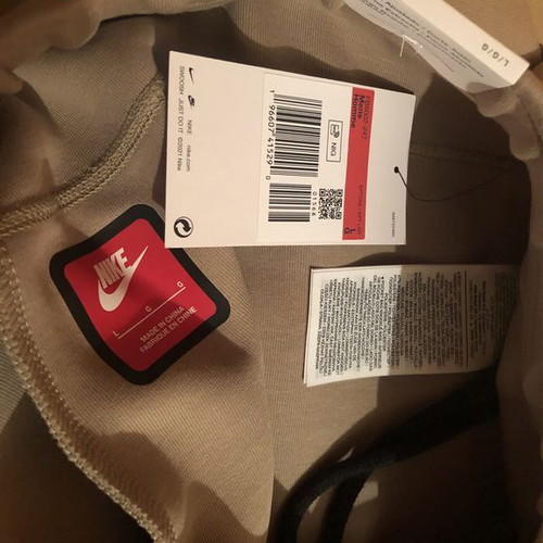 Nike Tech Fleece men's tracksuit beige new, size L