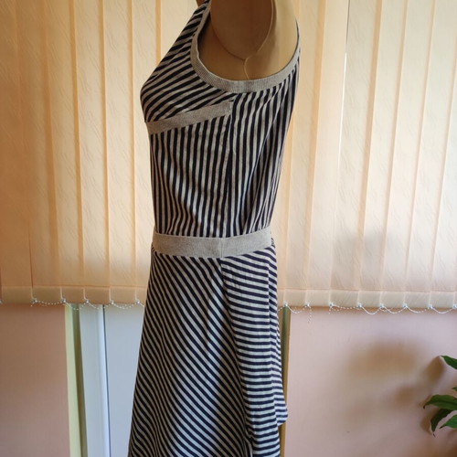 Tommy Hilfiger Denim 2-in-1 Striped Summer Dress size L like new