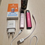 Σετ vaporizer μεταχειρισμένο με ανταλλακτικά, φορτιστή και καλώδια ζουμι