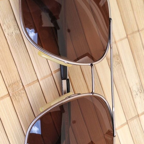 Yves Chantal Square Aviator Sunglasses with Zeiss Organic Lenses