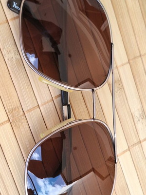 Yves Chantal Square Aviator Sunglasses with Zeiss Organic Lenses
