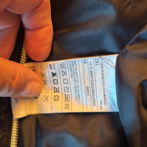 Benetton kids jacket like new, black, size 158 cm