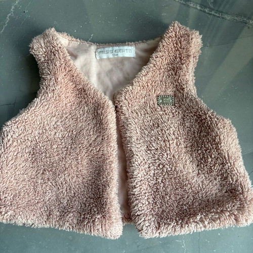 Baby furry vest miss ebita 12 months rotten apple like new