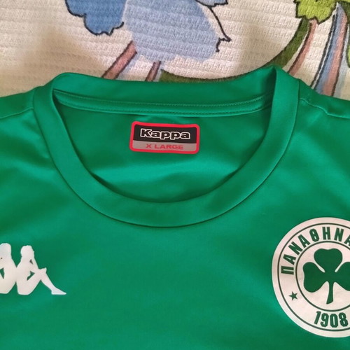 Panathinaikos Training Shirt Kappa XL like new authentic