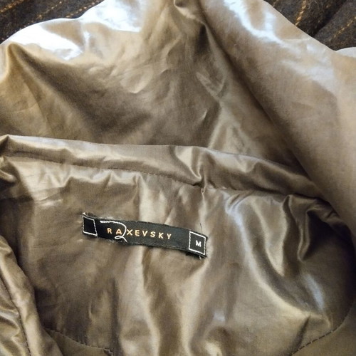 Raxevsky khaki jacket medium size used with small holes