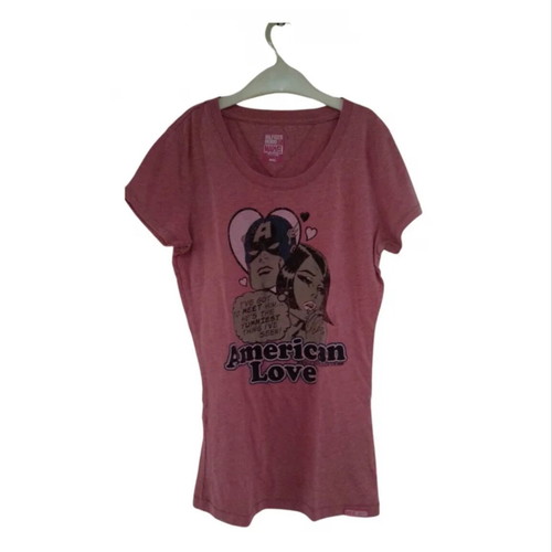 Tommy Hilfiger x Marvel blouse used, pink multicolor, size S