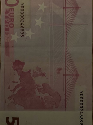 Greek 500 euro banknote new, extremely rare