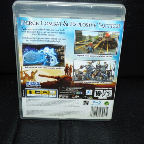 Valkyria Chronicles PlayStation 3 like new, complete