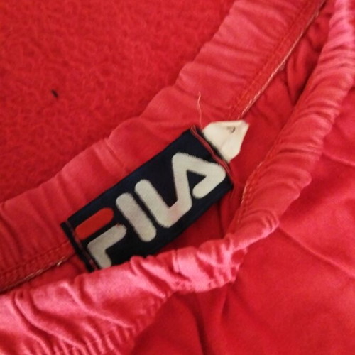 Fila bermuda shorts used, size S, red
