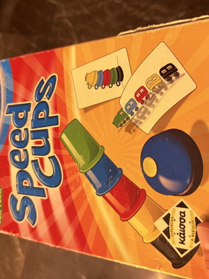 Speed Cups board game used, complete with bell and cards