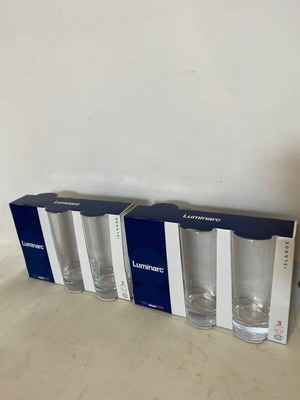 Σετ 6 ποτήρια τύπου σωλήνας καινούργια, made in France