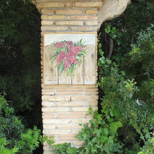 3D Artwork 'Paschalia' Canvas Painting with Pinecone Flowers New