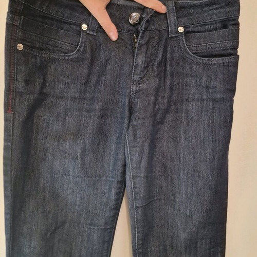 Gucci Vintage Jeans Size 27 Refurbished Dark Blue Cotton
