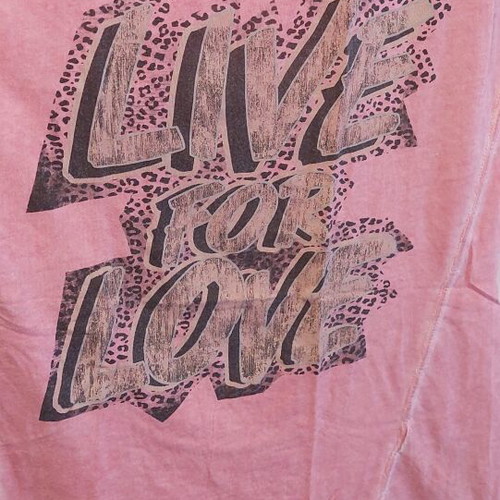 Bershka women's summer tshirt pink used, sizes S M