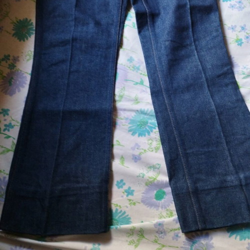 Maverick Vintage Pants new, bell-bottom, 100% cotton, with zipper